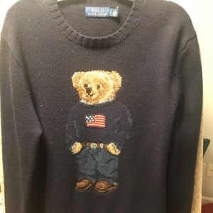 Ralph Lauren iconic wool Sweater with Iconic bear